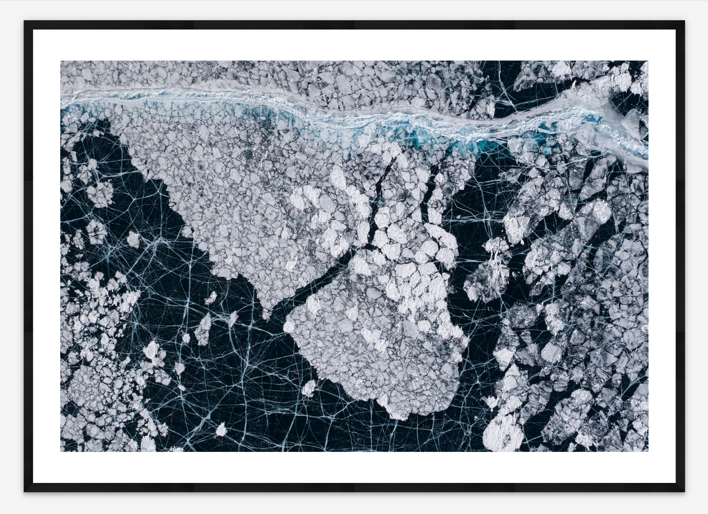 Black Ice on Lake Baikal | Michel Roggo