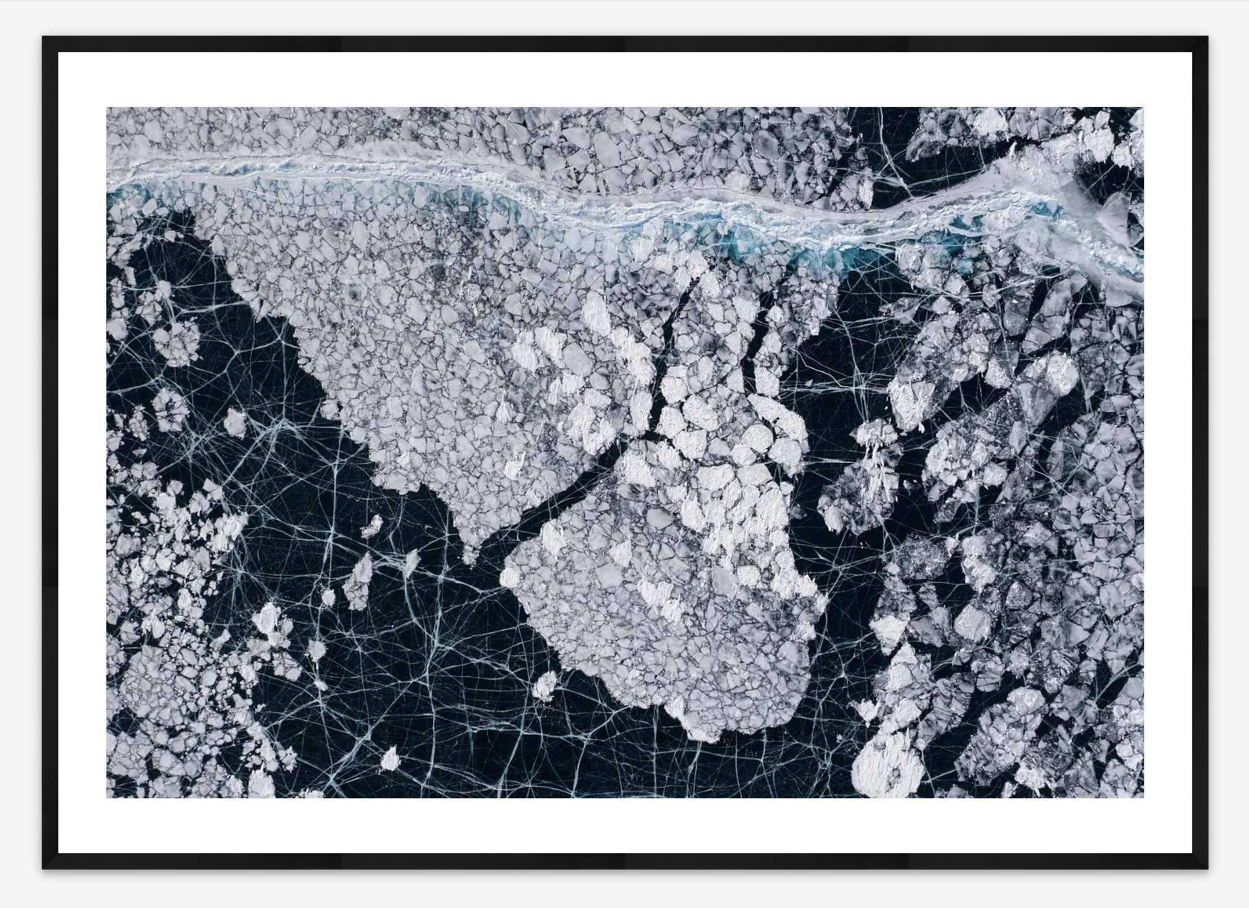 Black Ice on Lake Baikal | Michel Roggo